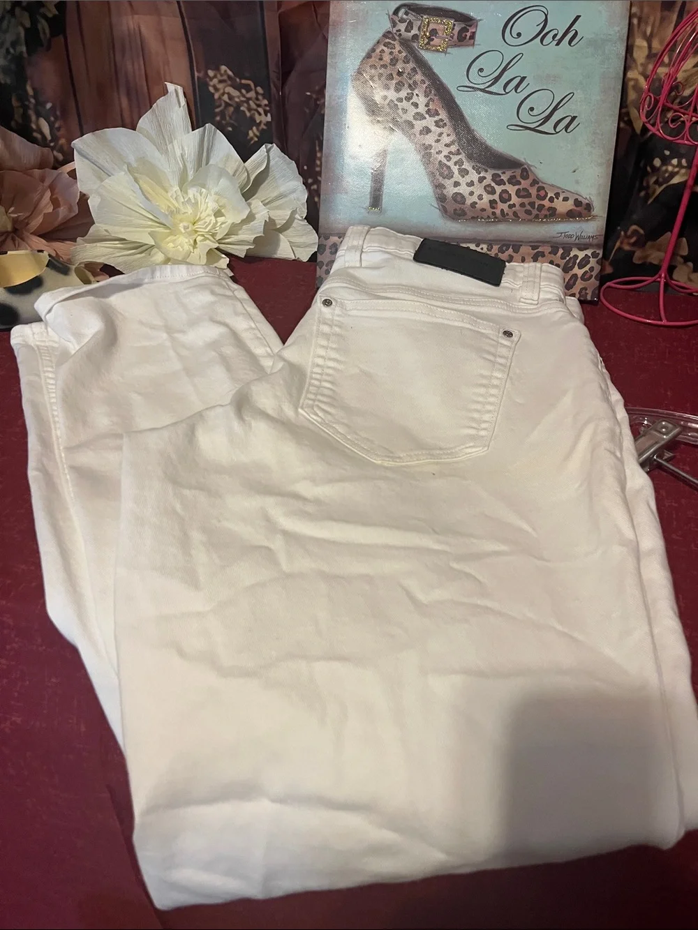 Michael Kors White Skinny Jeans